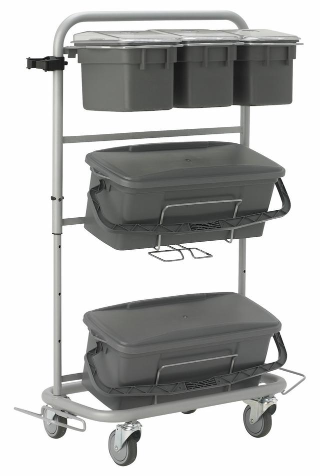 Slimliner Cleaning Trolley, 40 cm, Grey