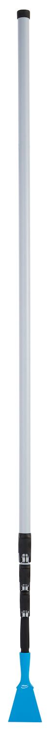 Nylon Scraper with Threaded Handle, 100 mm, White