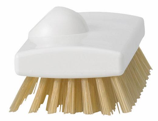 Scrubbing Brush - heat resistant filaments, 150 mm, Hard, White