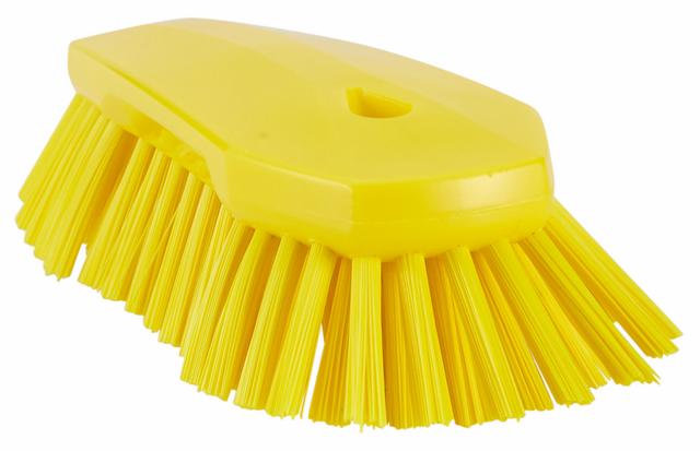 Vikan Hand Brush XL, 240 mm, Very hard, Yellow