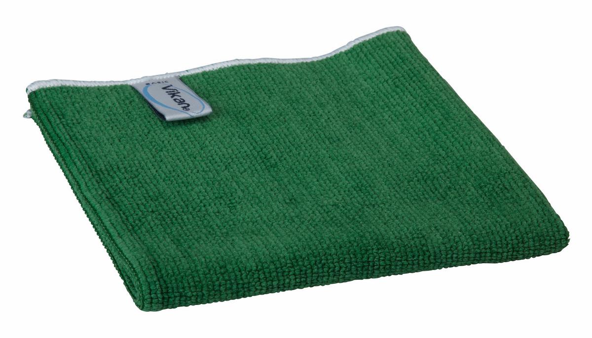 Vikan Basic microfibre cloth, 40 x 40 cm, Green