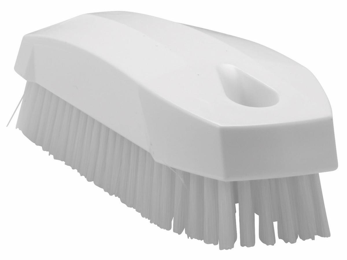 Vikan Hand Brush S / Nailbrush, 130 mm, Hard, White