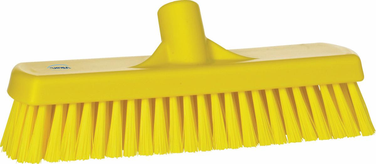 Wall-/Floor Washing Brush, 305 mm, Hard, Yellow