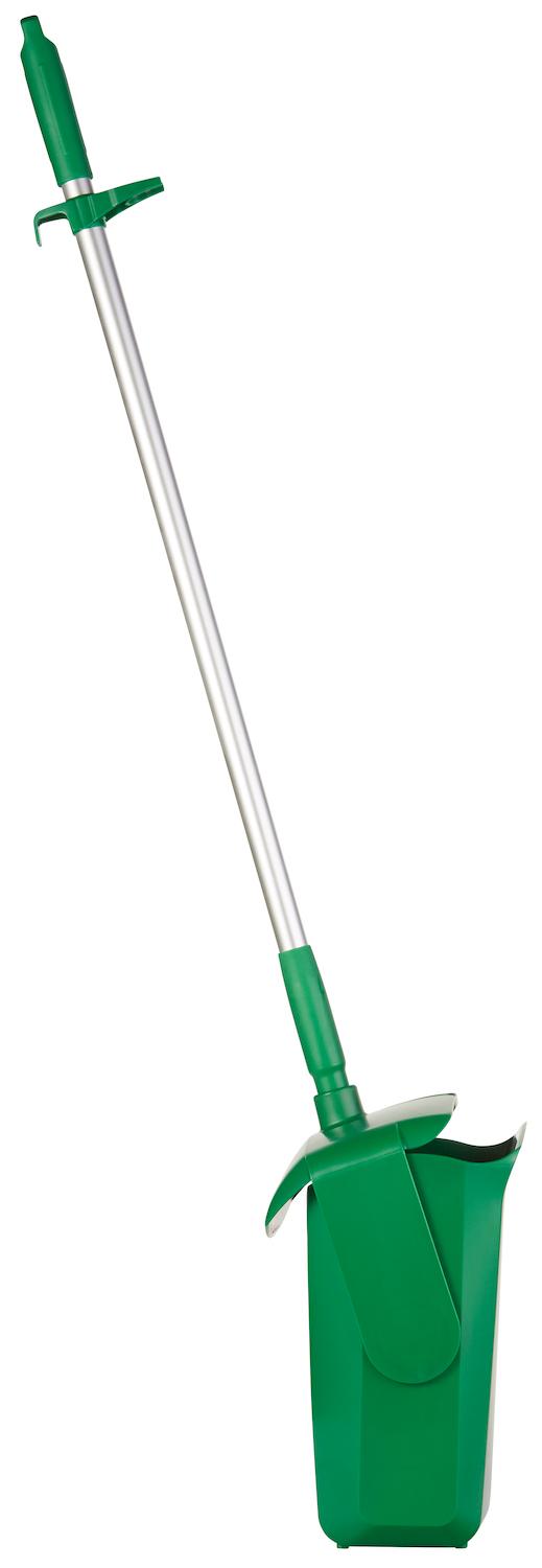 Vikan Dustpan set, closable with broom, 335 mm, Medium, Green