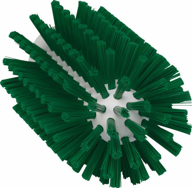 Pipe Cleaning Brush f/handle, Ø77 mm, 155 mm, Medium, Green