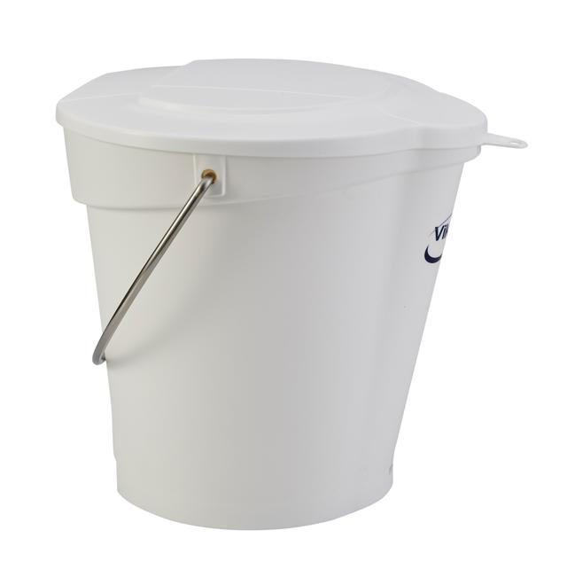 Bucket, 6 Litre, White