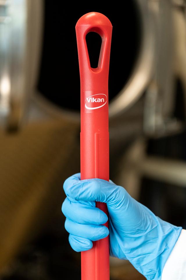 Ultra Hygienic Handle, Ø32 mm, 1000 mm, Red