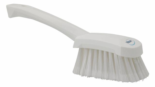 Washing Brush w/short Handle, 270 mm, Soft/split, White