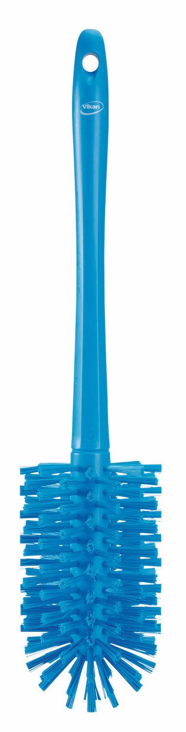 Pipe Brush w/handle, one piece, Ø90 mm, 430 mm, Medium/hard, Blue