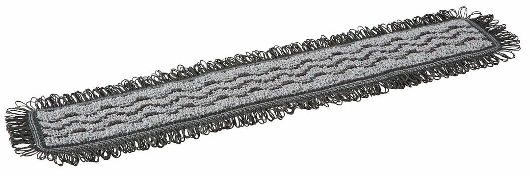 Vikan Damp 42 dark microfiber mop, Hook & loop, 60 cm, Grey