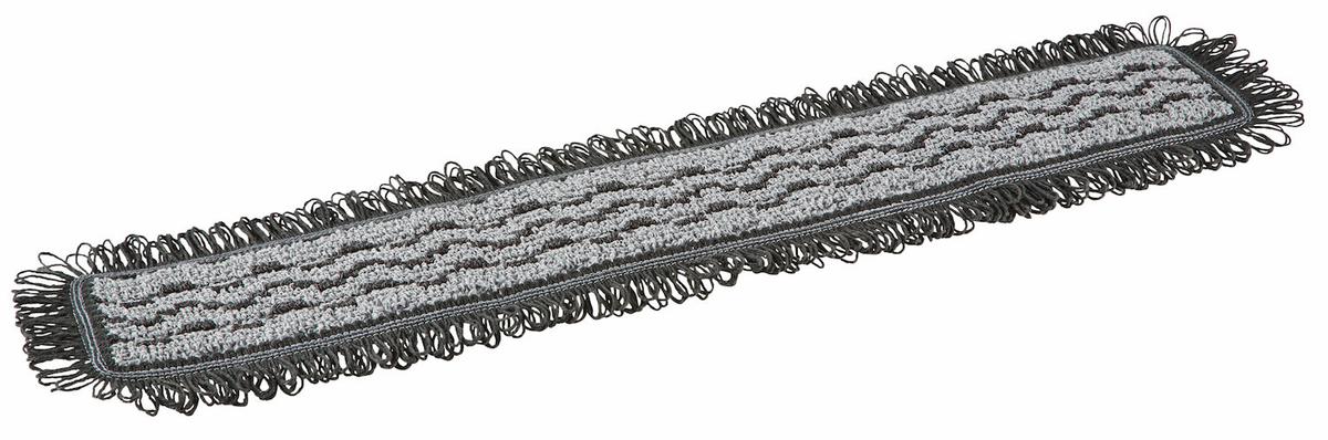 Vikan Damp 42 dark microfiber mop, Hook & loop, 60 cm, Grey