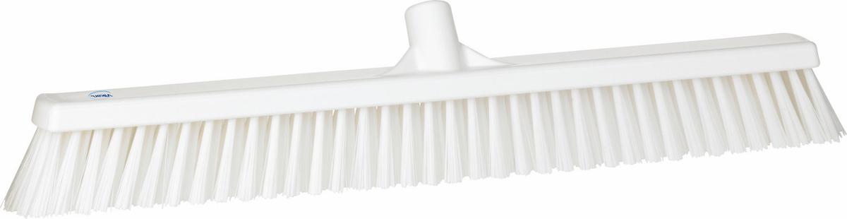 Broom, 610 mm, Soft/hard, White