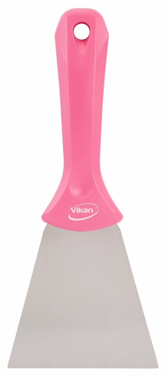 Stainless Steel Hand Scraper, 100 mm, Pink