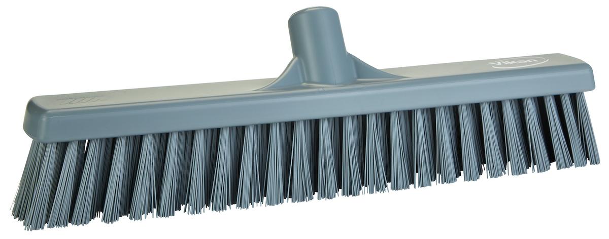 Broom, 410 mm, Soft/hard, Grey