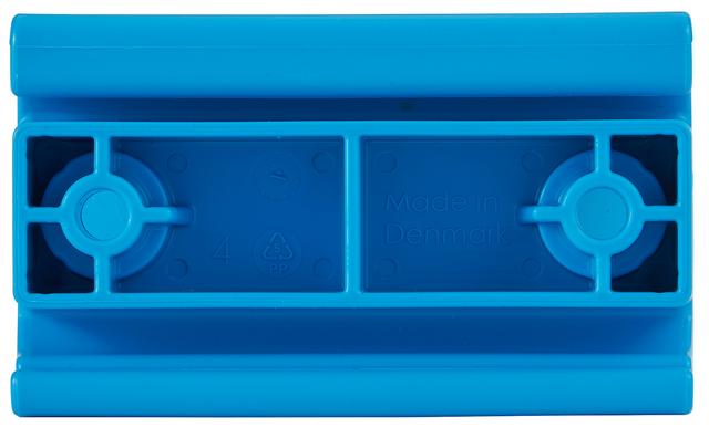 Vikan Hygienic Wall Bracket, Grip Band Module, 83 mm, Blue