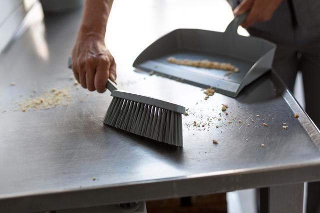 Dustpan, 330 mm, , Brown