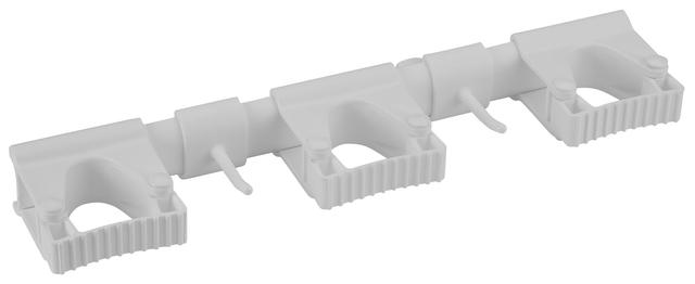 Vikan Hygienic Hi-Flex Wall Bracket System, 420 mm, White