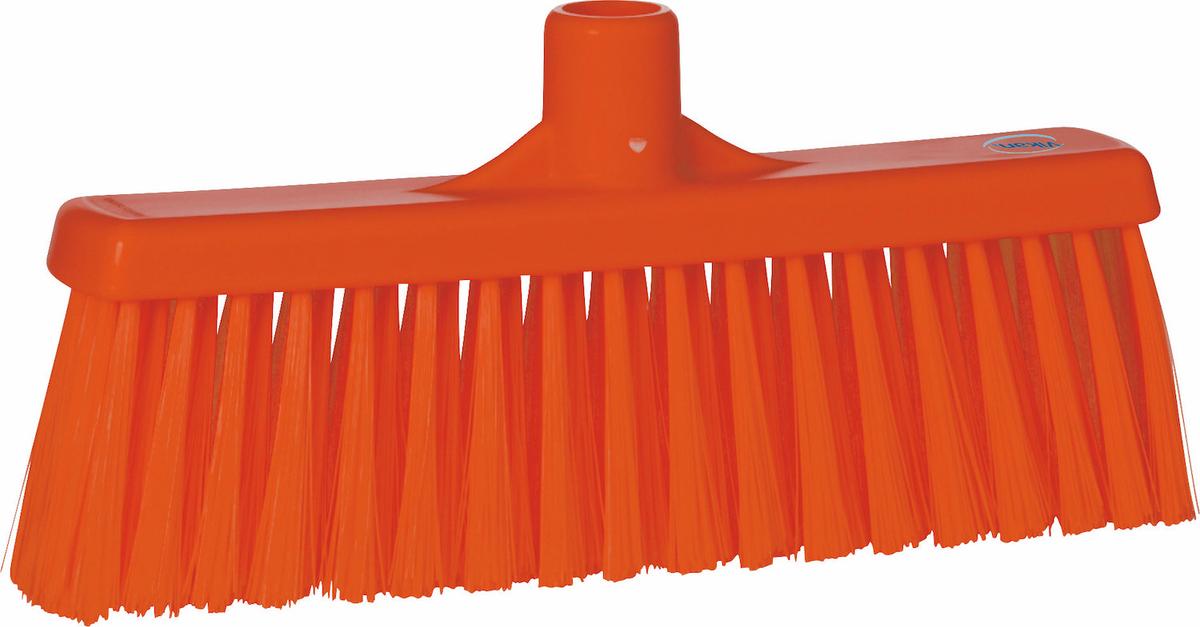 Broom w/ Straight Neck, 310 mm, Medium, Orange