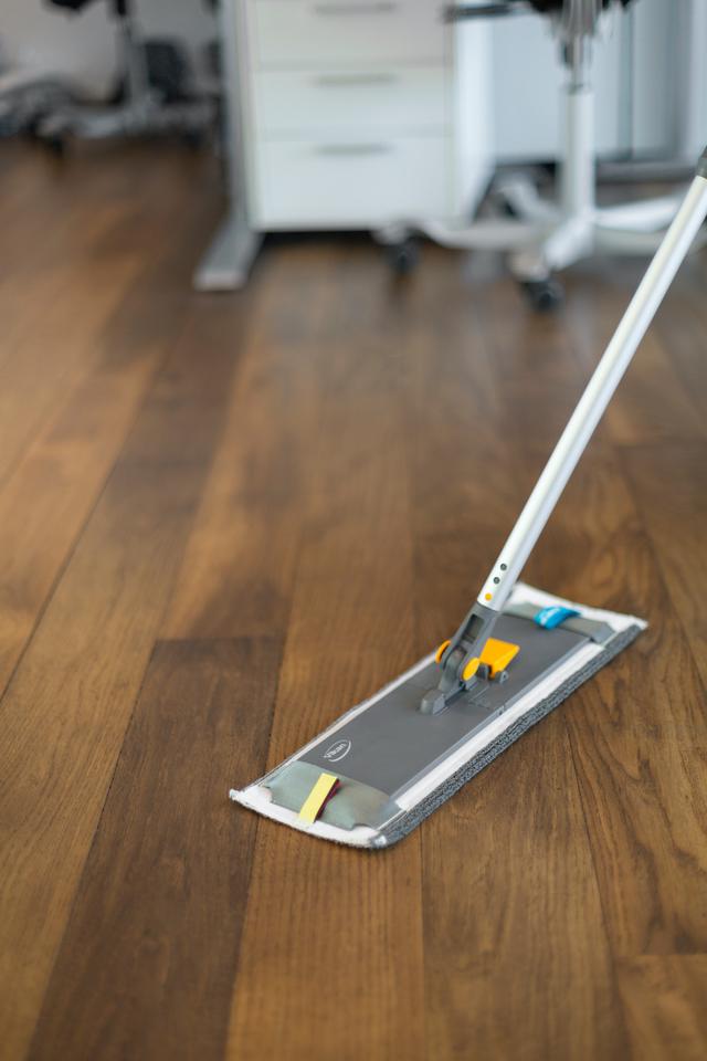 Vikan DampDry 31 microfiber mop, Pocket, Pocket 40 cm, Grey