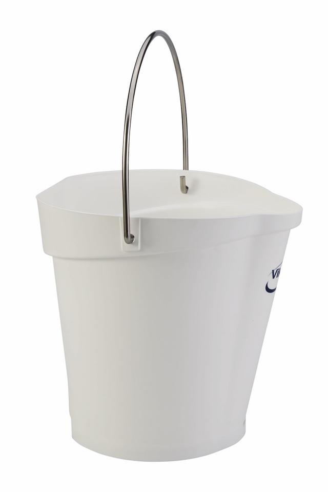 Bucket, 6 Litre, White