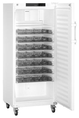 Liebherr HMFvh 5501 pharmaceutical refridgerator, +5 °C, 558 L, (mm) 747 x 769 x 1793, with medicine drawers, fan-assisted cooling, compliant with DIN 13277, steel door
