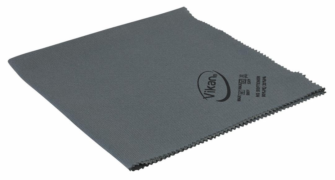 Vikan Microfibre Lustre cloth, 40 x 40 cm, Grey