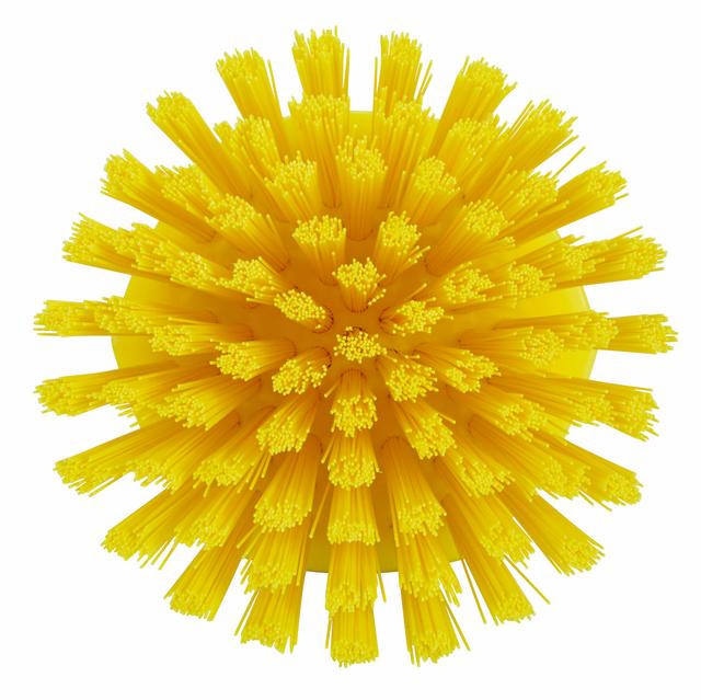 Round Hand Scrub, 110 mm, Hard, Yellow