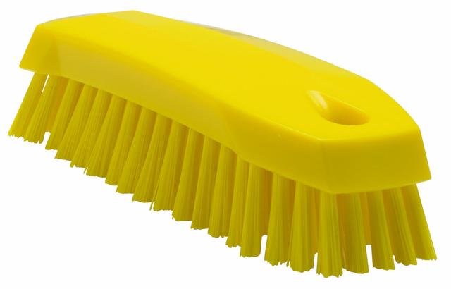 Vikan Hand Brush M, 165 mm, Medium, Yellow