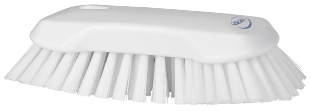 Vikan XL Hand Brush, 230 mm, Very hard, White