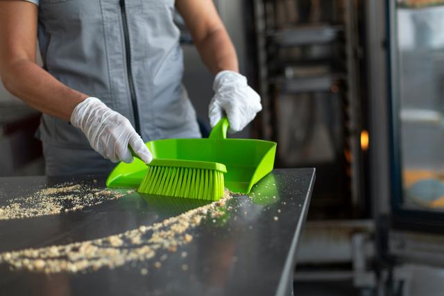 Dustpan, 330 mm, , Orange