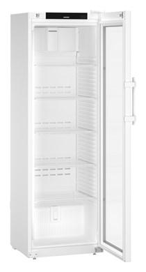 Liebherr HMFvh 4011 pharmaceutical refridgerator, +5 °C, 420 L, (mm) 597 x 654 x 1884, fan-assisted cooling, compliant with DIN 13277, glass door