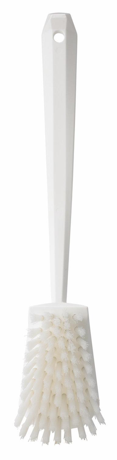 Vikan Washing Brush w/long handle, 415 mm, Hard, White