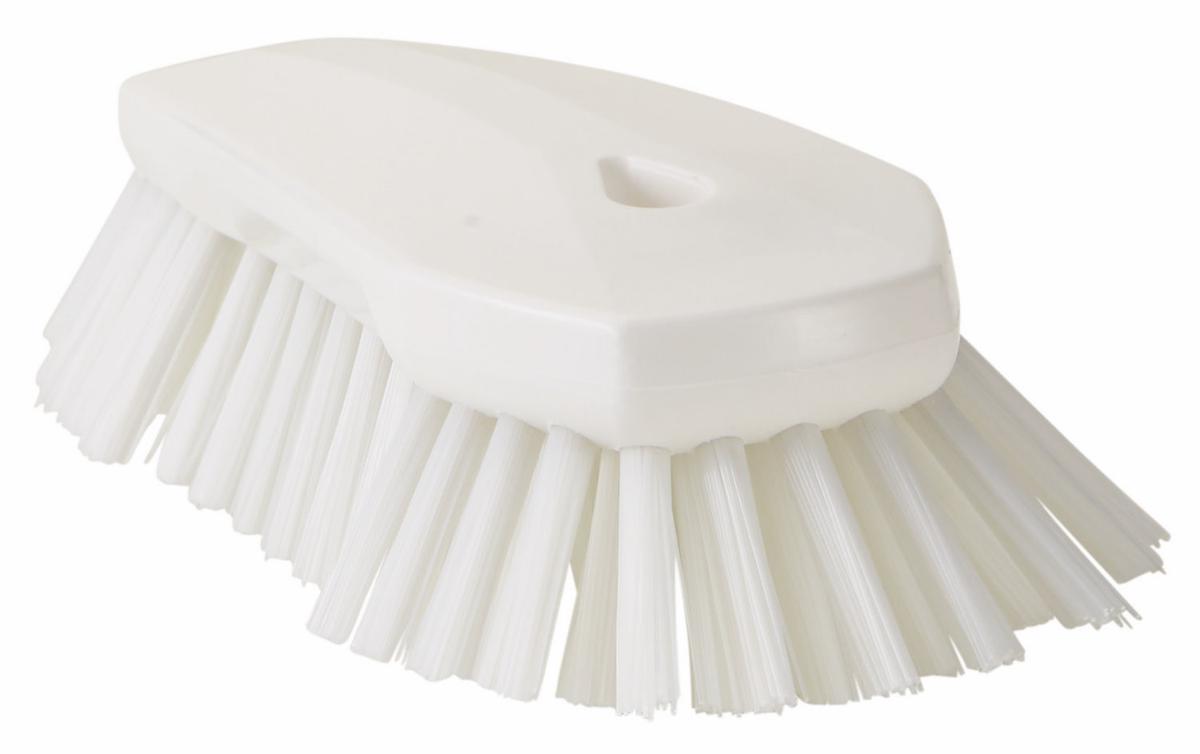 Vikan Hand Brush XL, 240 mm, Very hard, White