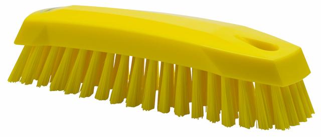 Vikan Hand Brush M, 165 mm, Medium, Yellow