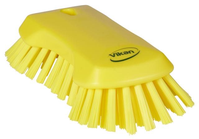 Vikan XL Hand Brush, 230 mm, Very hard, Yellow