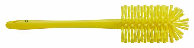 Pipe Brush w/handle, one piece, Ø90 mm, 430 mm, Medium/hard, Yellow