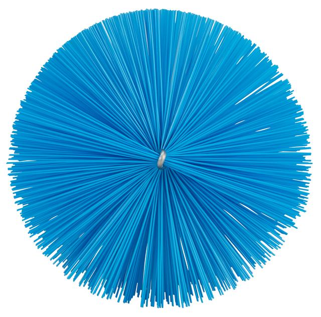 Vikan Tube Brush f/flexible handle 53515 or 53525, Ø120 mm, 210 mm, Medium, Blue