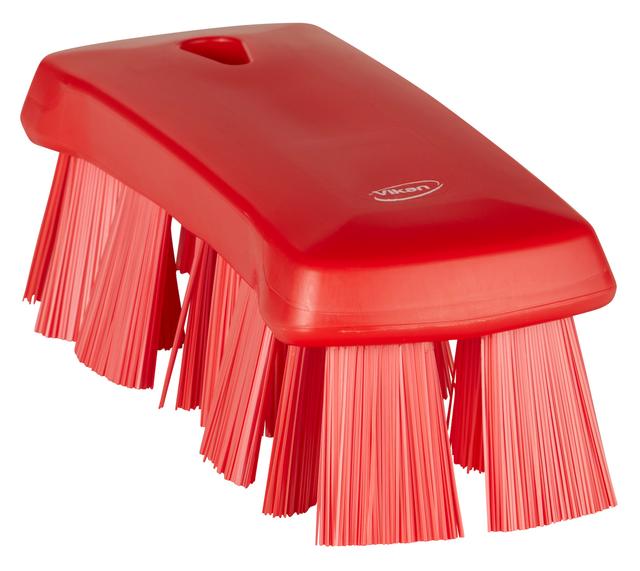 Vikan UST Hand Brush , 176 mm, Hard, Red