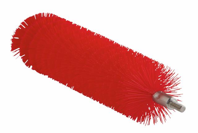 Tube Brush f/flexible handle 53515 or 53525, Ø40 mm, 200 mm, Medium, Red