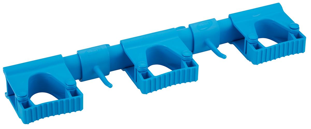 Vikan Hygienic Hi-Flex Wall Bracket System, 420 mm, Blue