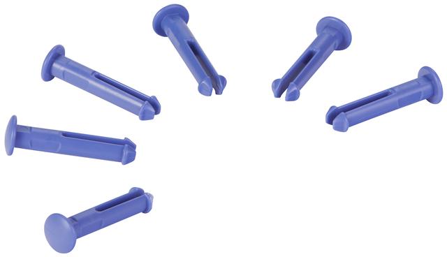 Vikan 6 spare part pins for 1011x & 1013x, Purple