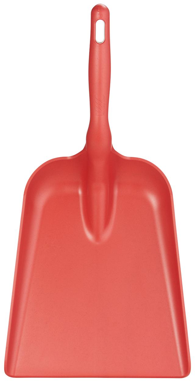 Vikan Hand shovel, Metal Detectable, 327 x 271 x 50 mm, 550 mm, Red