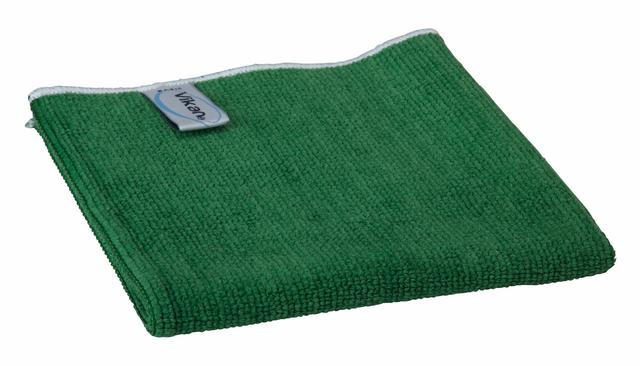 Vikan Basic microfibre cloth, 32 x 32 cm, Green