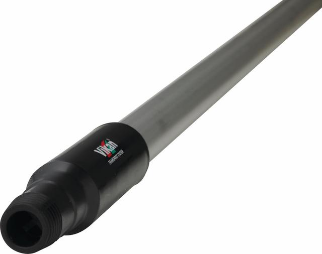 Aluminium Handle, Ø31 mm, 1505 mm, Black