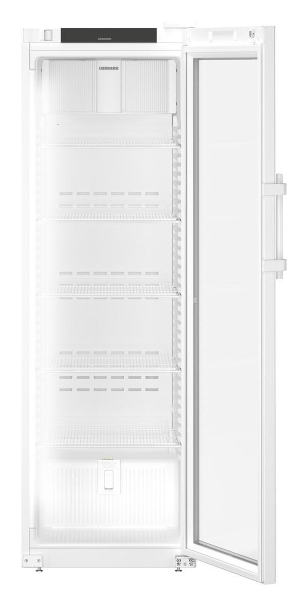 Liebherr SRFvh 4011 laboratory refridgerator, +3 °C to +16 °C, 420 L, (mm) 597 x 654 x 1884, fan-assisted cooling, plastic inner liner, glass door