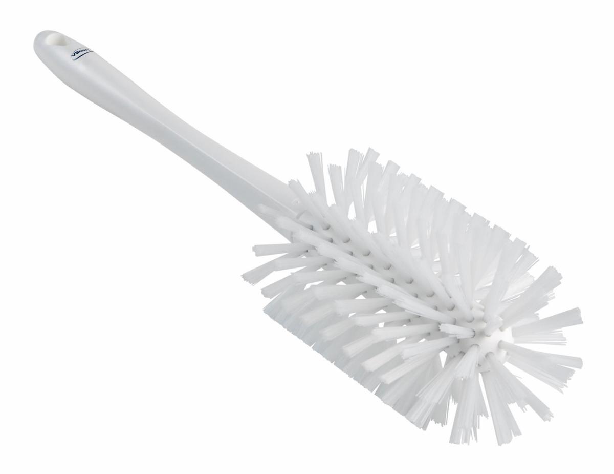 Pipe Brush w/handle, one piece, Ø90 mm, 430 mm, Medium/hard, White