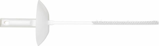 Brush w/Hand Guard, 500 mm, Medium, White