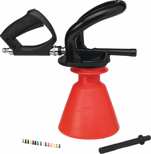 Ergo foam sprayer, incl. jet spray, 290 mm, , Red