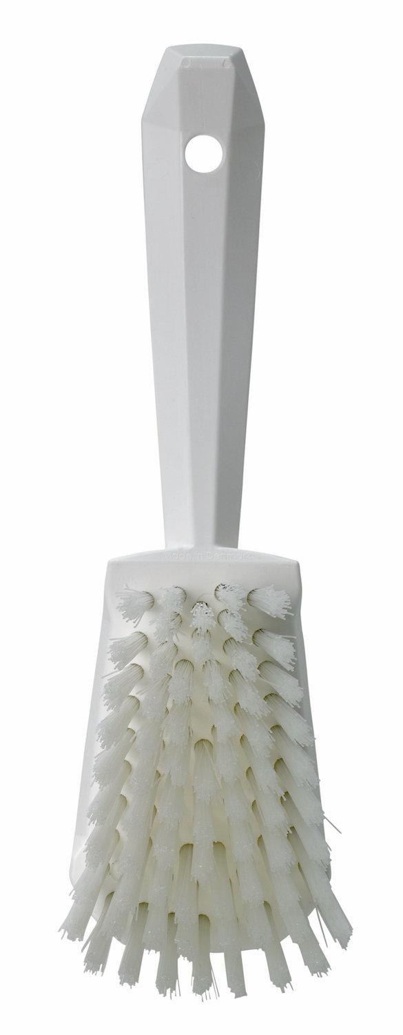 Washing Brush w/short Handle, 270 mm, Hard, White