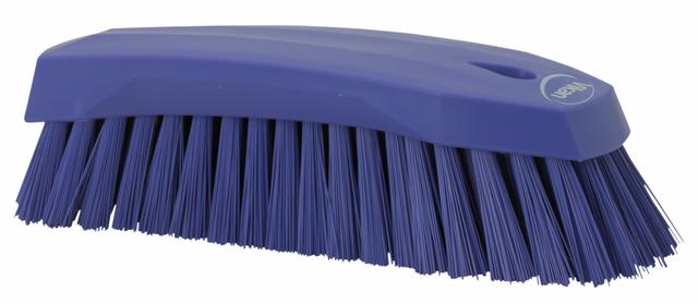 Vikan Hand Brush L, 200 mm, Hard, Purple